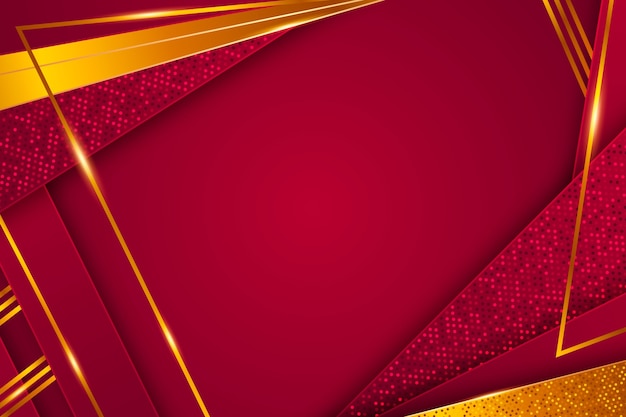 Free Vector | Gradient burgundy and gold background