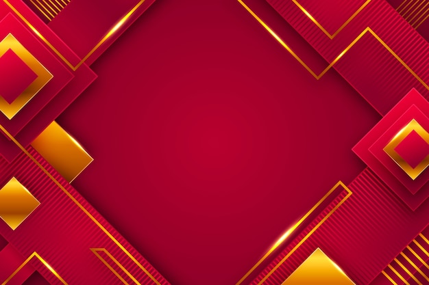 Free vector gradient burgundy and gold  background