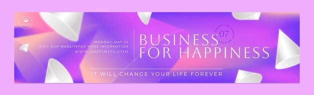 Gradient business linkedin banner