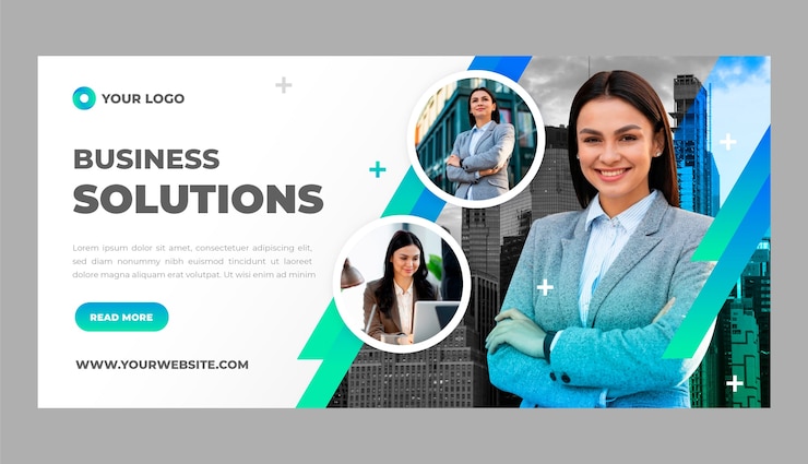 Free Vector gradient business template design
