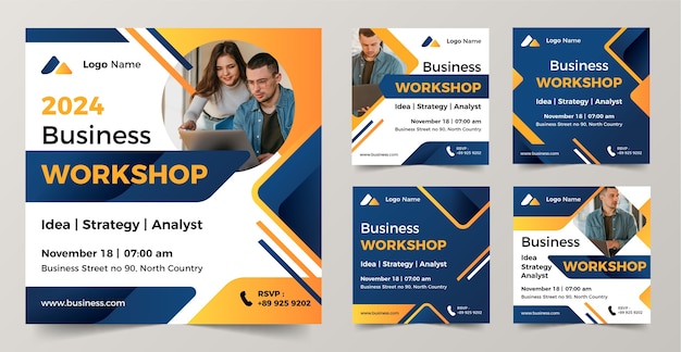 グラデーションビジネスワークショップInstagramの投稿コレクション