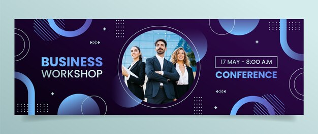 gradient business workshop twitter header