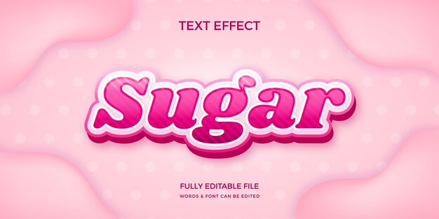 Gradient candy pastel color text effect