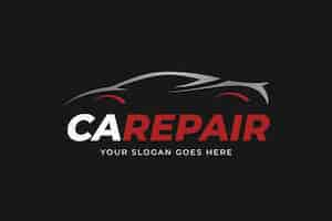 Free vector gradient car service logo