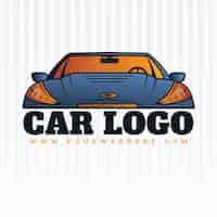 Free vector gradient car wash logo design
