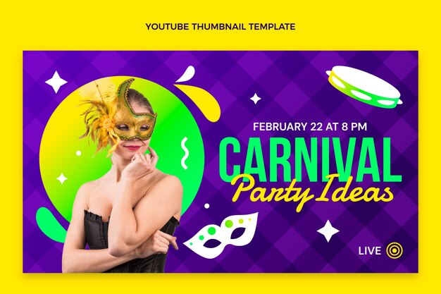 Gradient carnival youtube thumbnail