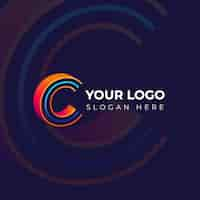 Free vector gradient cc logo template