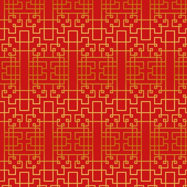 Free Vector gradient chinese pattern design