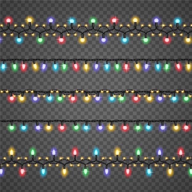グラデーションクリスマスライトコレクション