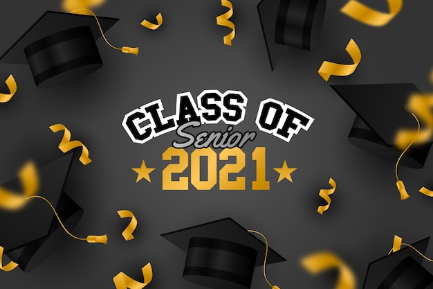 Free vector gradient class of 2021 illustration