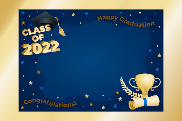 Free vector gradient class of 2022 frame template