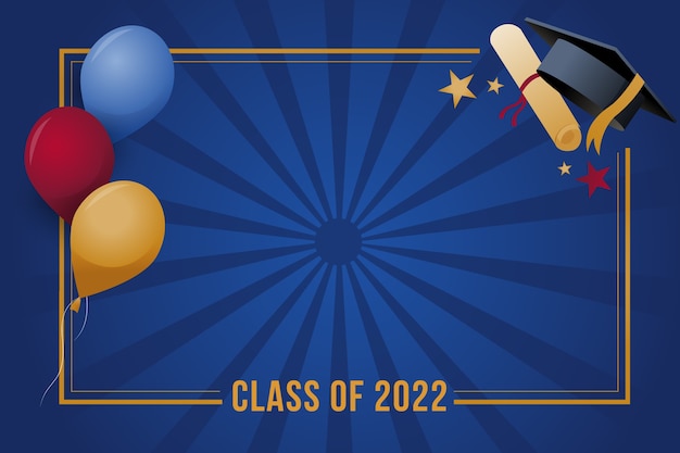 Gradient class of 2022 frame template