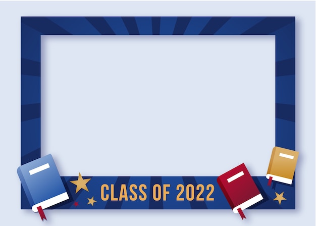 Gradient class of 2022 frame template