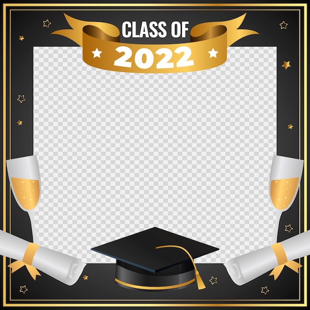 Gradient class of 2022 frame template