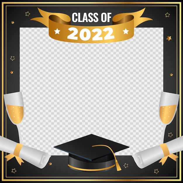 Free vector gradient class of 2022 frame template