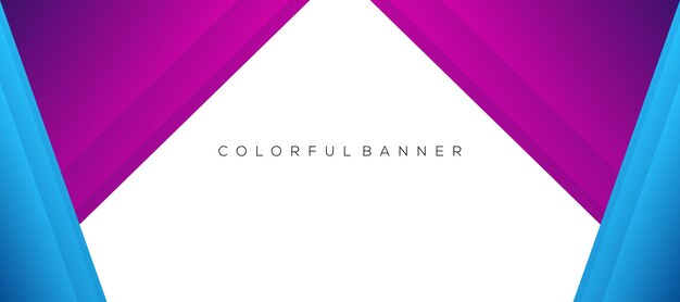 Gradient color banner background design modern