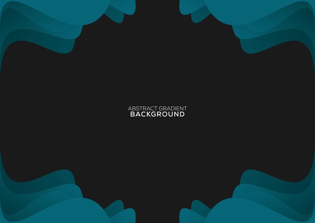 Gradient color frame background design