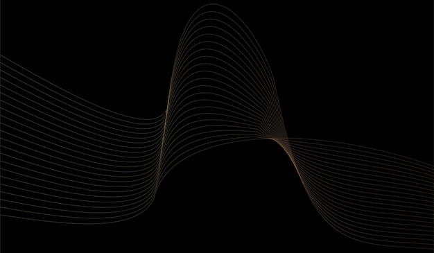 gradient color line wave background