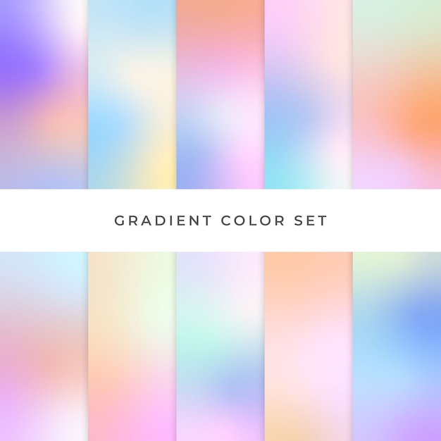 Gradient color set element