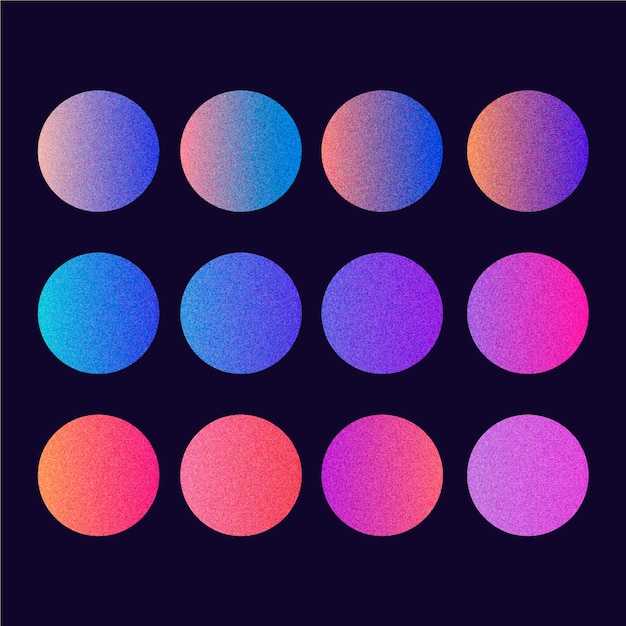 Gradient color set element