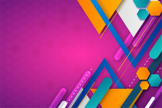 Gradient colorful abstract background