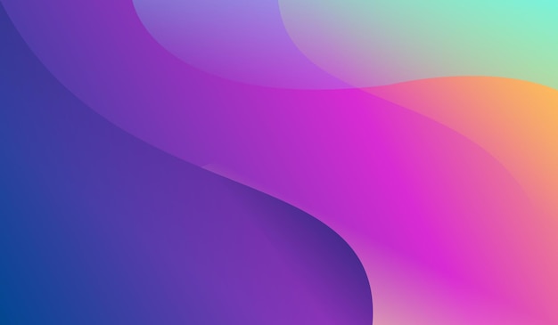 Gradient colorful gradient design abstract background