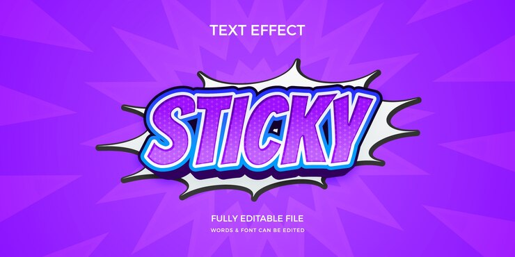 Free Vector gradient comic text effect