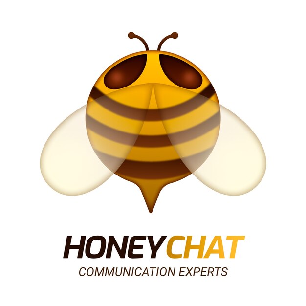 Gradient communication logo template