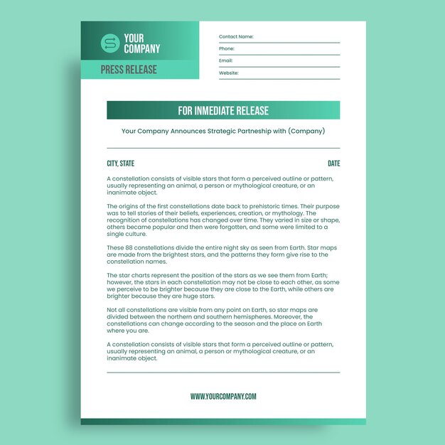Gradient company launch press release
