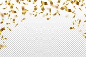 Free vector gradient confetti background