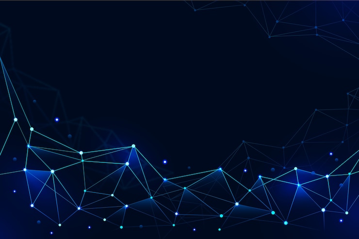Free Vector gradient connection background