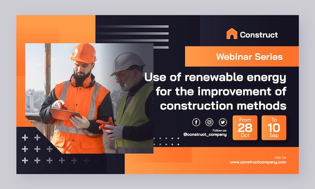 Gradient construction webinar template