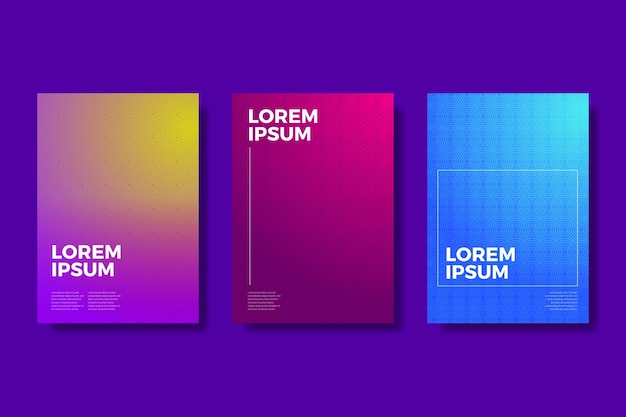 Gradient cover collection in halftone