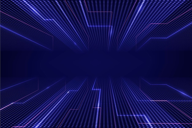 Gradient cyber futuristic background