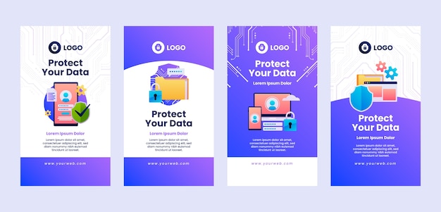 Gradient data privacy instagram stories