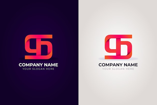 Design del logo dd sfumato