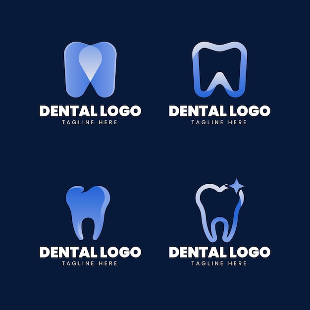 Пакет с логотипом Gradient Dental