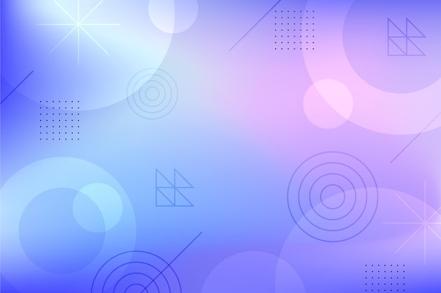 Free vector gradient design of abstract background