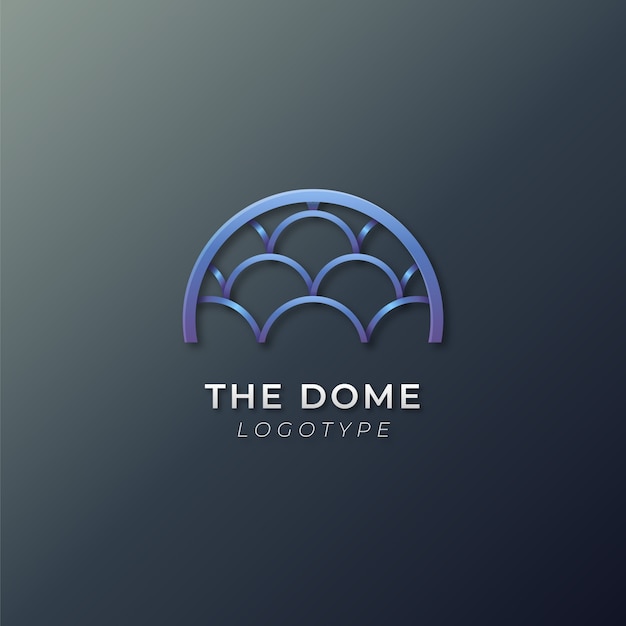 Gradient dome design template