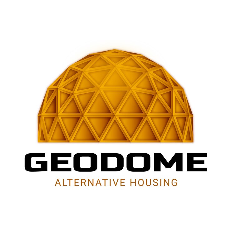 Free Vector gradient dome logo template
