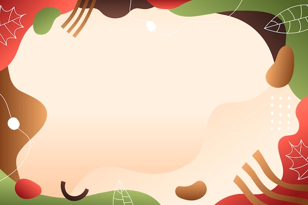 Бесплатное векторное изображение Градиентный каракули абстрактный фон