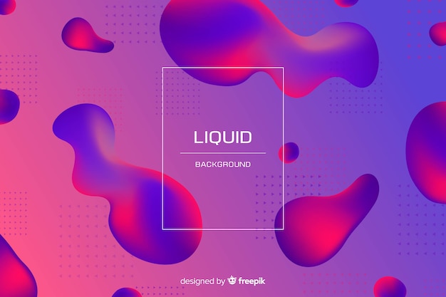 Free vector gradient duotone liquid background