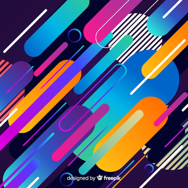 Gradient dynamic background with diagonal elements