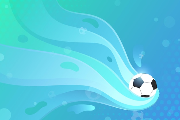 Free vector gradient dynamic football background