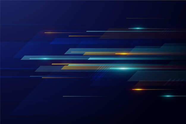 Gradient dynamic technology background