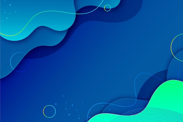 Gradient dynamic wavy background