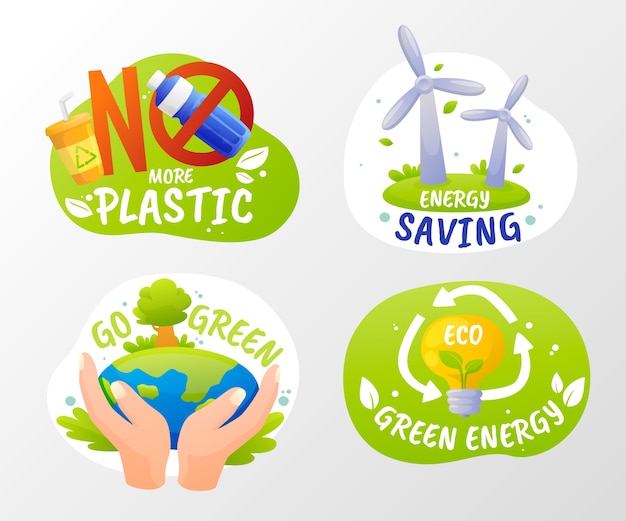 Gradient ecology badges