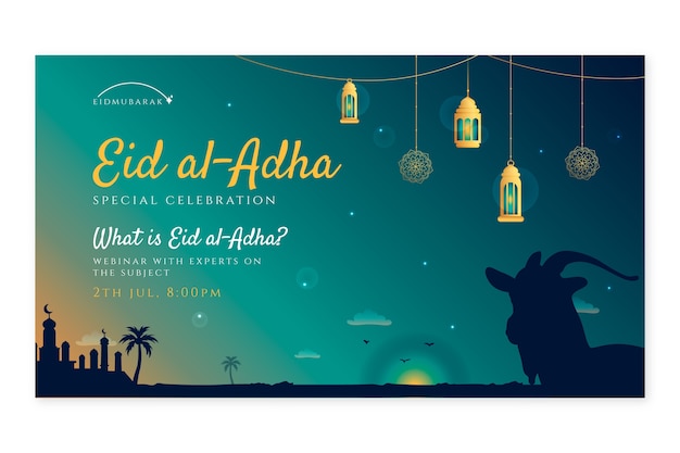 Gradient eid al-adha 웨비나