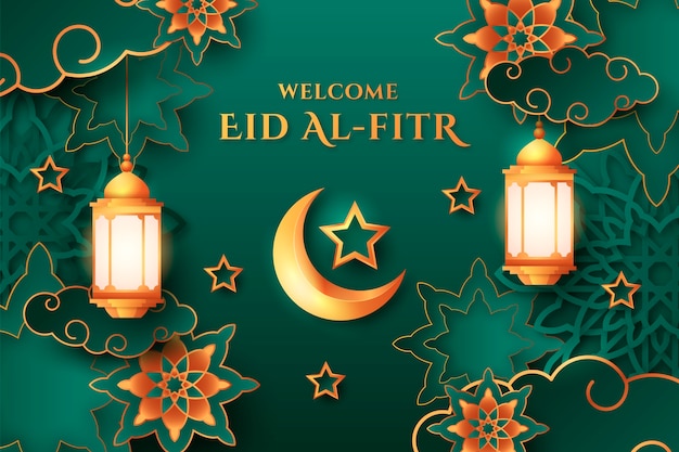 Sfondo sfumato eid al-fitr