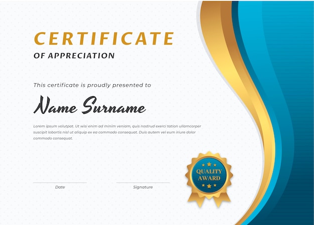 Free vector gradient elegant certificate